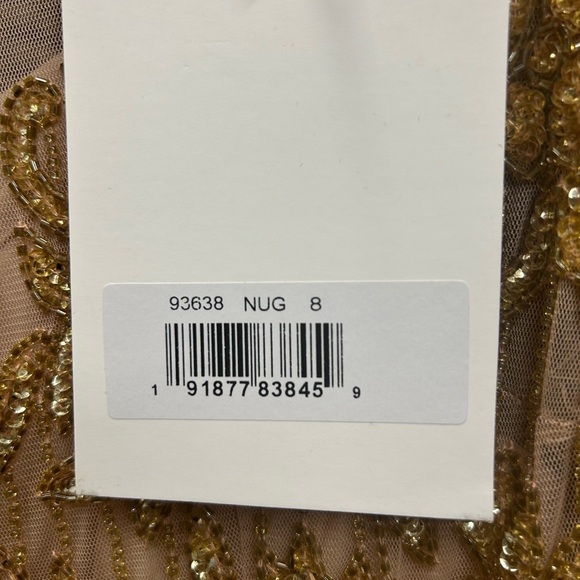 Mac Duggal 93638 NWT BEADED ILLUSION PUFF SLEEVE GOWN - Picture 7 of 9